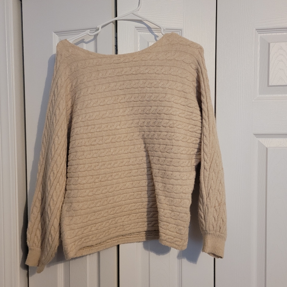 Cream cardigan